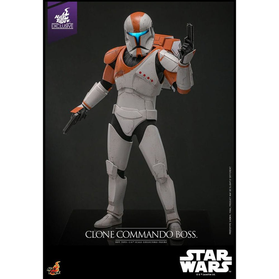 Star Wars: The Clone Wars Action Figure 1/6 Clone Commando Boss Hot Toys Exclusive 30 cm - The Happy Toy Store