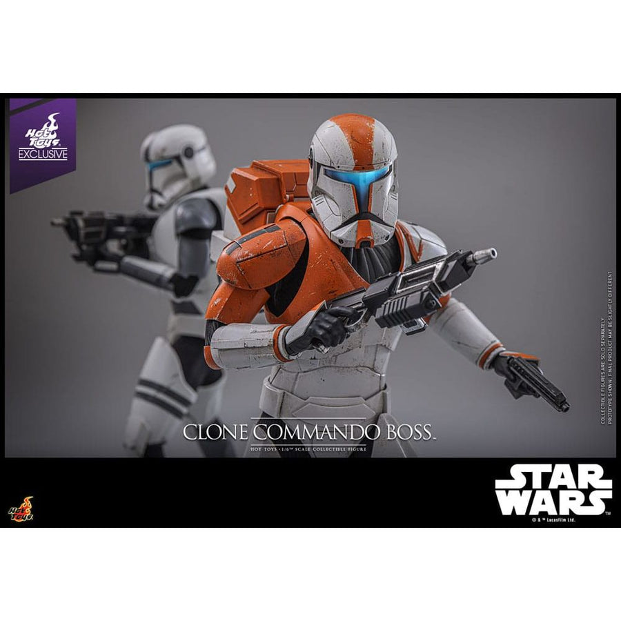 Star Wars: The Clone Wars Action Figure 1/6 Clone Commando Boss Hot Toys Exclusive 30 cm - The Happy Toy Store