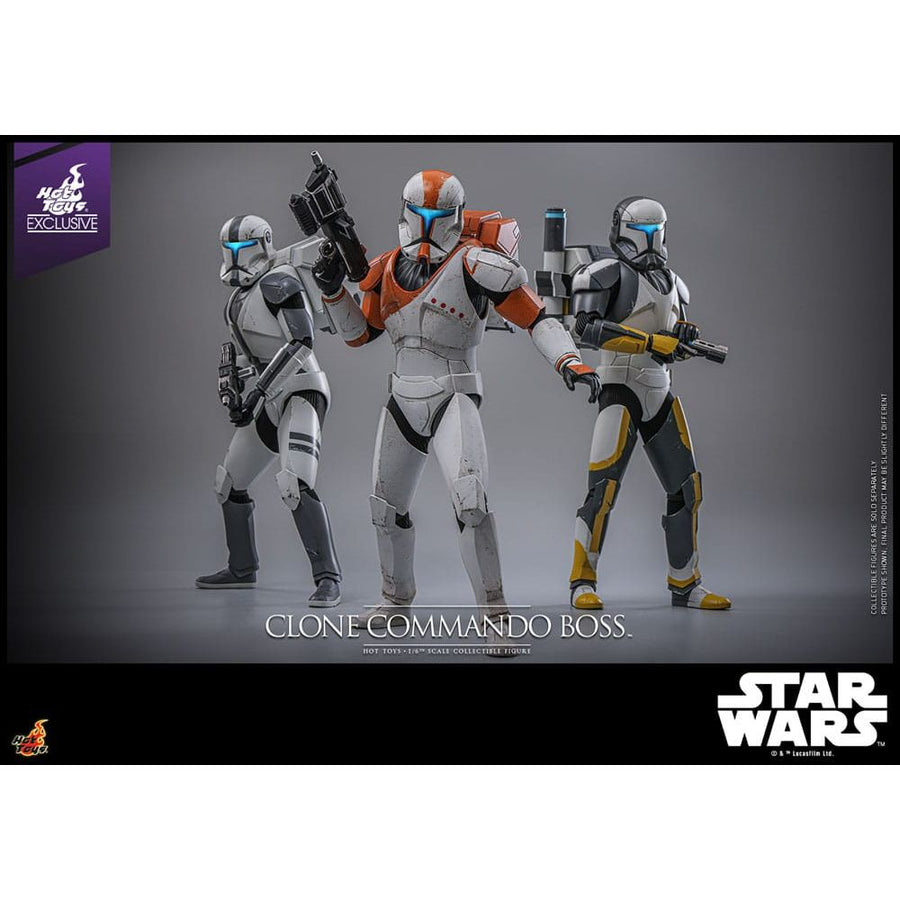 Star Wars: The Clone Wars Action Figure 1/6 Clone Commando Boss Hot Toys Exclusive 30 cm - The Happy Toy Store