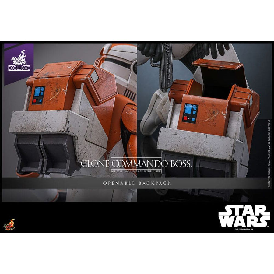 Star Wars: The Clone Wars Action Figure 1/6 Clone Commando Boss Hot Toys Exclusive 30 cm - The Happy Toy Store