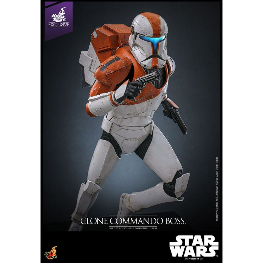 Star Wars: The Clone Wars Action Figure 1/6 Clone Commando Boss Hot Toys Exclusive 30 cm - The Happy Toy Store