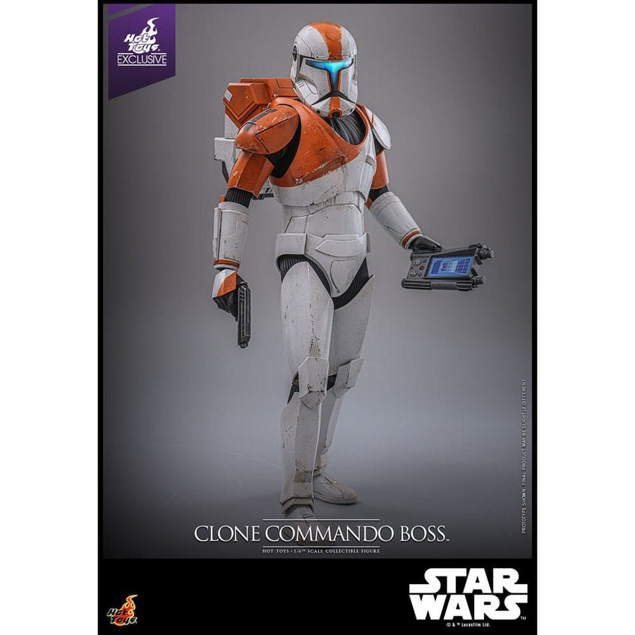 Star Wars: The Clone Wars Action Figure 1/6 Clone Commando Boss Hot Toys Exclusive 30 cm - The Happy Toy Store