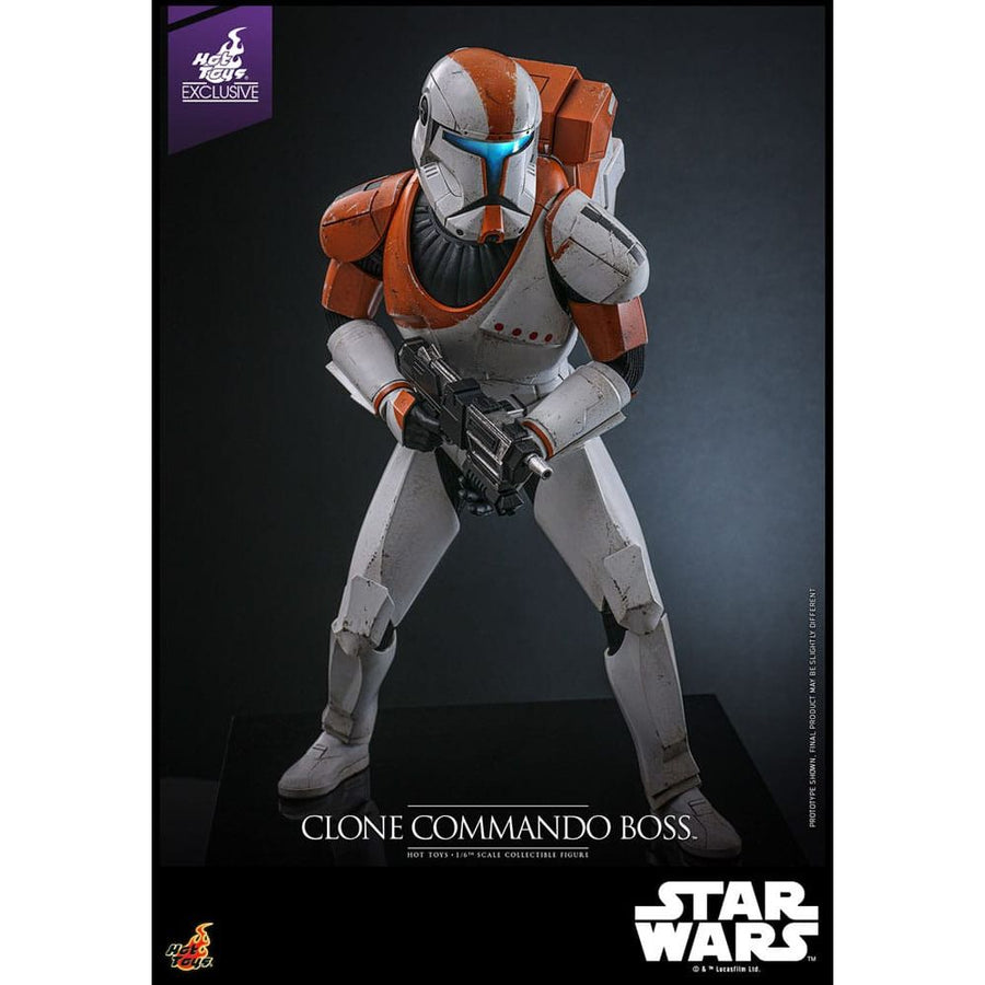 Star Wars: The Clone Wars Action Figure 1/6 Clone Commando Boss Hot Toys Exclusive 30 cm - The Happy Toy Store