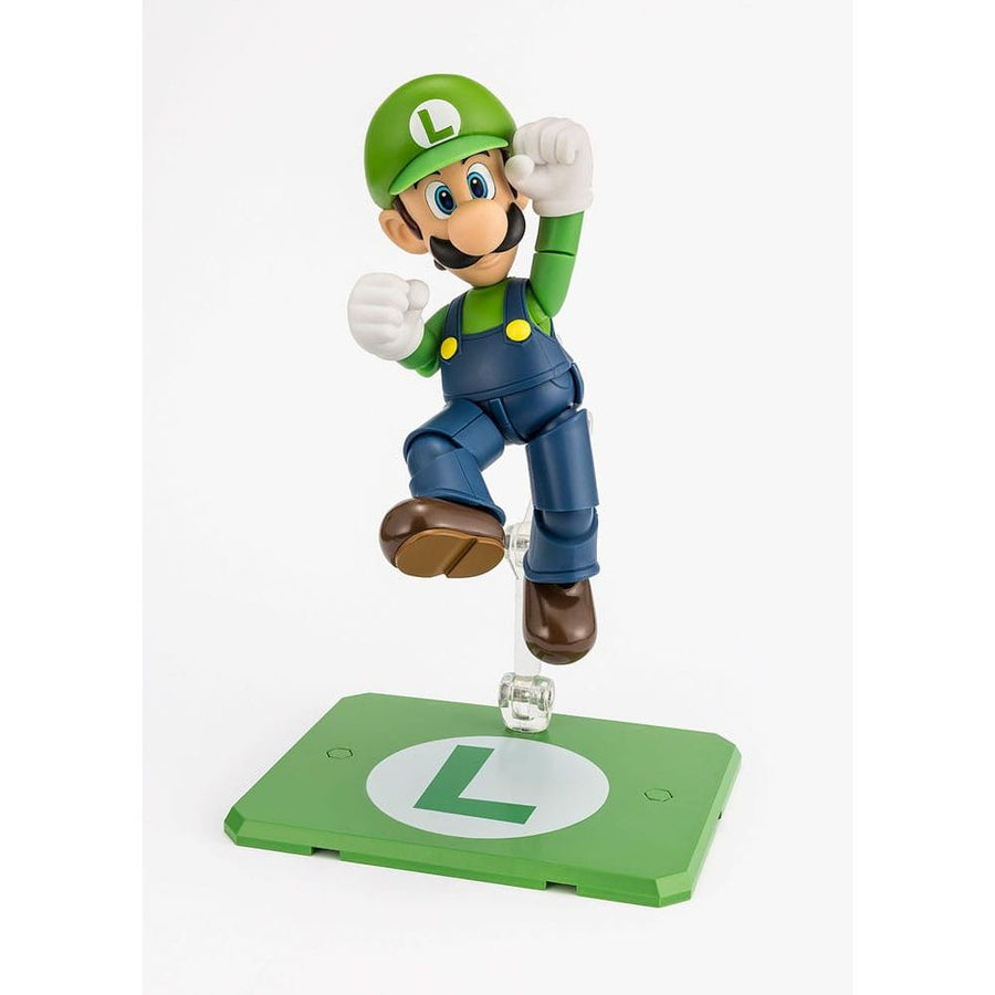 Super Mario S.H. Figuarts Action Figure Luigi 11 cm - The Happy Toy Store