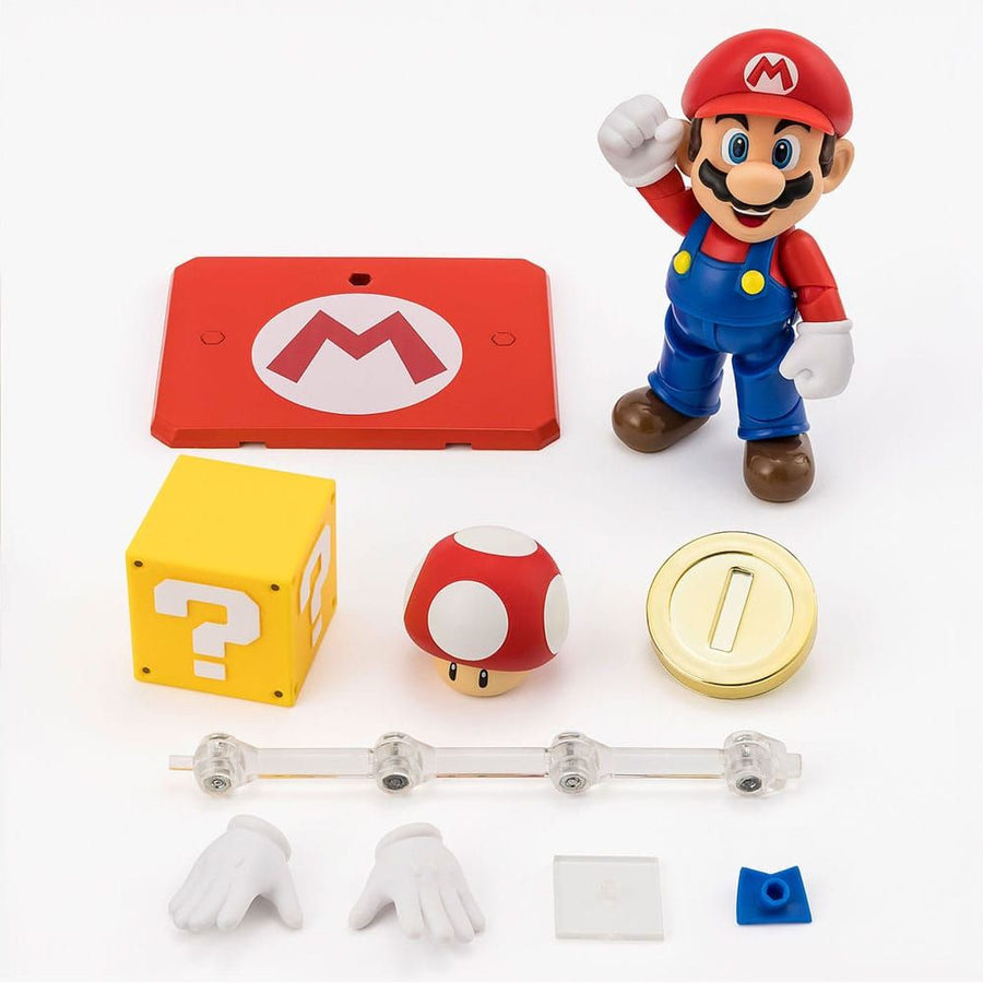 Super Mario S.H. Figuarts Action Figure Super Mario 10 cm - The Happy Toy Store