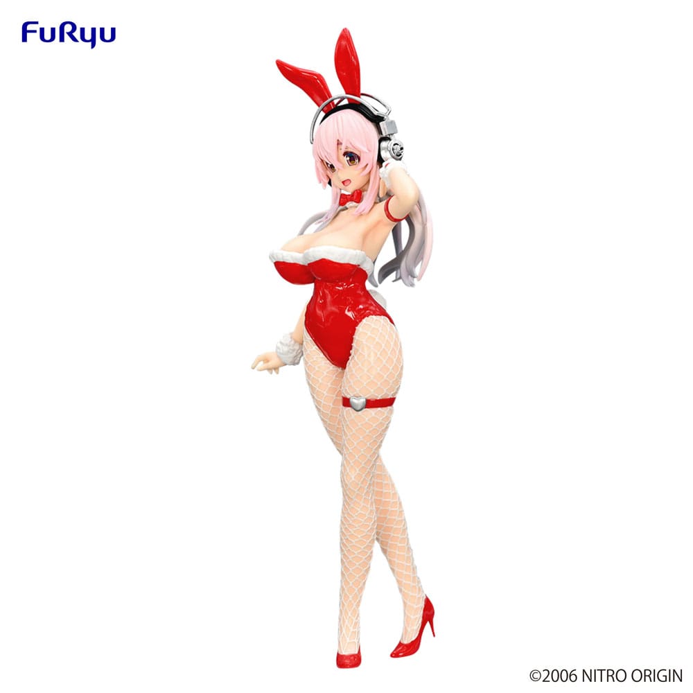 Super Sonico BiCute Bunnies PVC Statue Red Color Ver. 30 cm - The Happy Toy Store