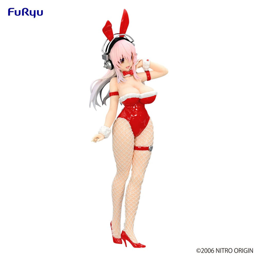 Super Sonico BiCute Bunnies PVC Statue Red Color Ver. 30 cm - The Happy Toy Store