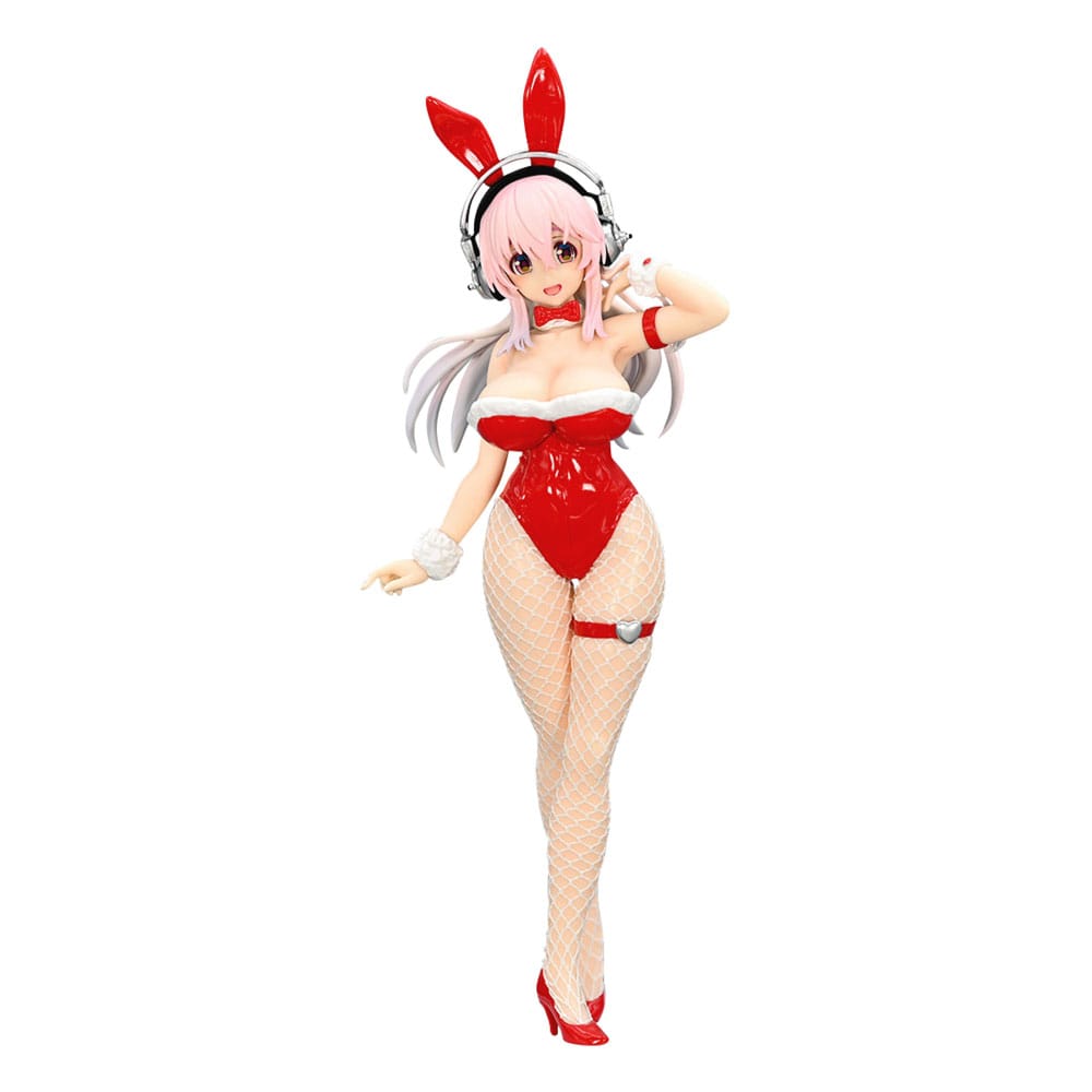 Super Sonico BiCute Bunnies PVC Statue Red Color Ver. 30 cm - The Happy Toy Store