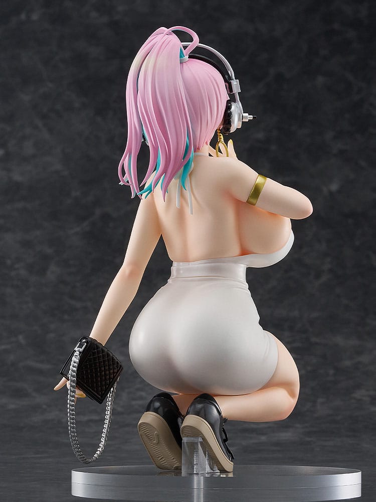 Super Sonico Pop Up Parade PVC Statue Super Sonico: 15th Mini Dress Ver. L Size 20 cm - The Happy Toy Store
