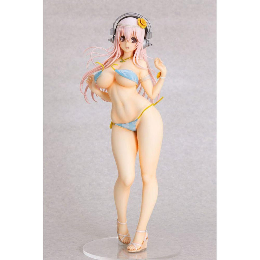 Super Sonico Statue 1/4.5 Super Sonico Summer Vacation Ver. 35 cm - The Happy Toy Store