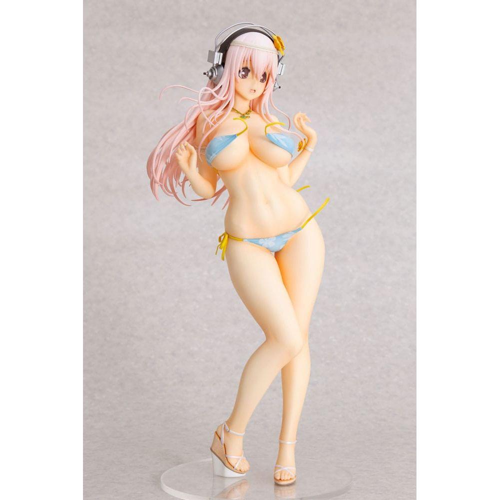 Super Sonico Statue 1/4.5 Super Sonico Summer Vacation Ver. 35 cm - The Happy Toy Store