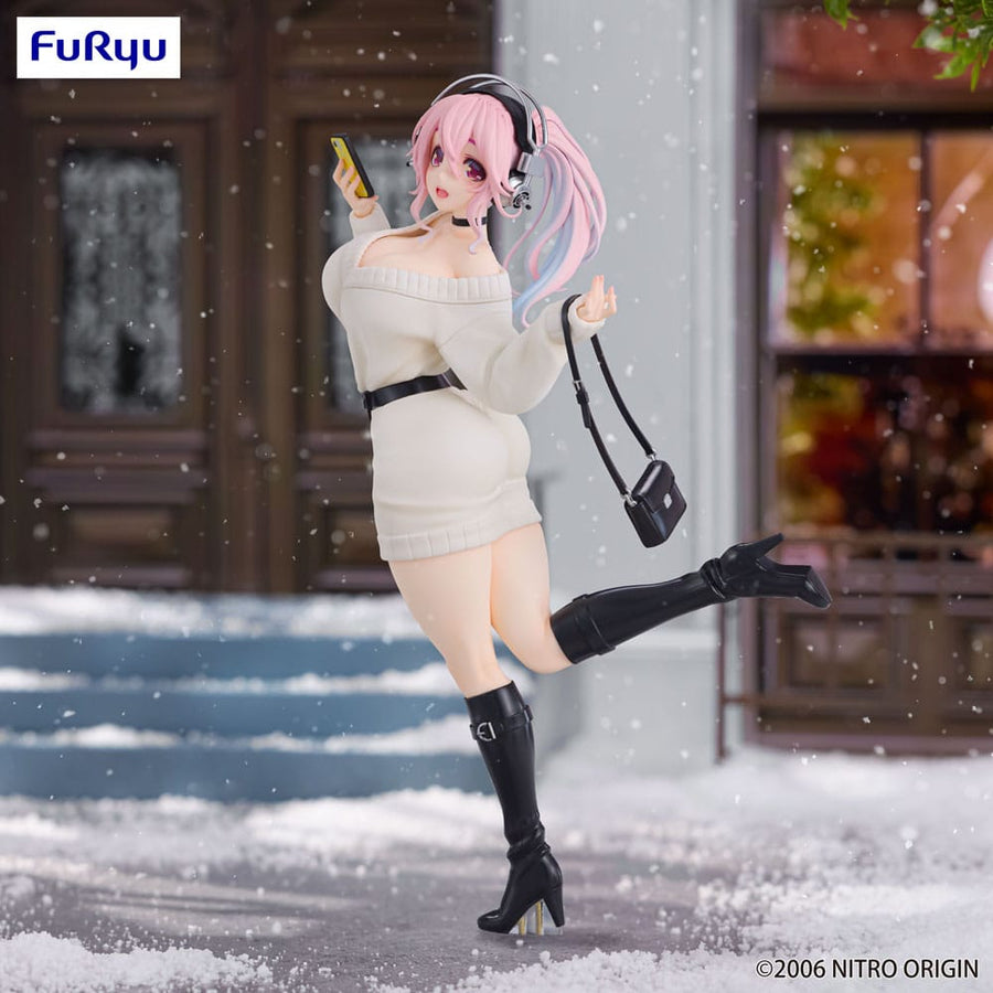 Super Sonico Trio - Try - iT PVC Statue Winter Memory Ver. 21 cm - The Happy Toy Store