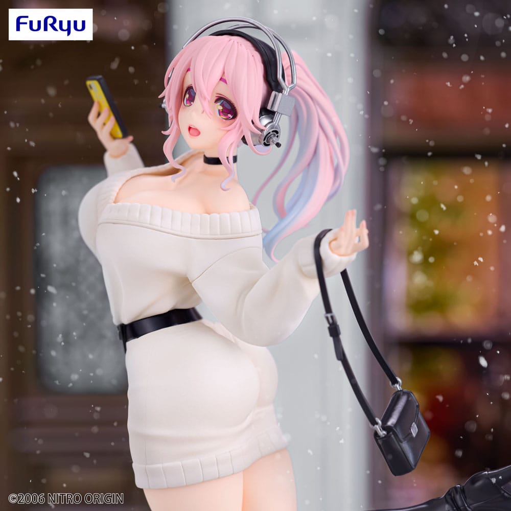 Super Sonico Trio - Try - iT PVC Statue Winter Memory Ver. 21 cm - The Happy Toy Store