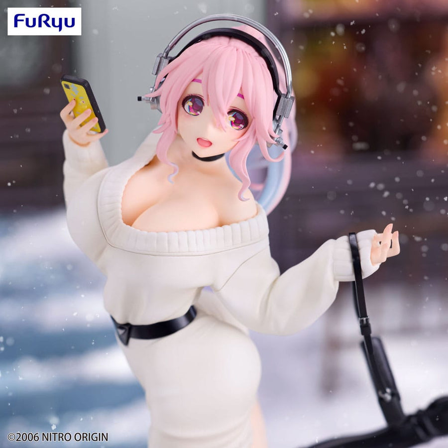 Super Sonico Trio - Try - iT PVC Statue Winter Memory Ver. 21 cm - The Happy Toy Store