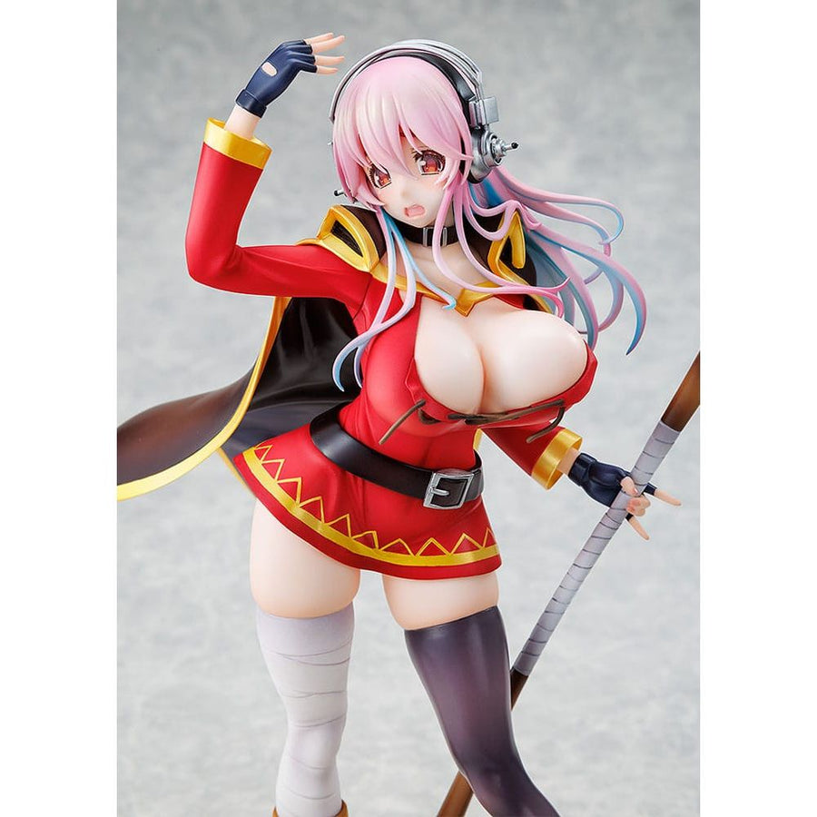 Super Sonico x Konosuba PVC Statue 1/7 Super Sonico Megumin collaboration Ver. 25 cm - The Happy Toy Store