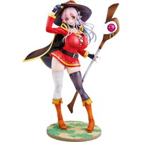 Super Sonico x Konosuba PVC Statue 1/7 Super Sonico Megumin collaboration Ver. 25 cm - The Happy Toy Store