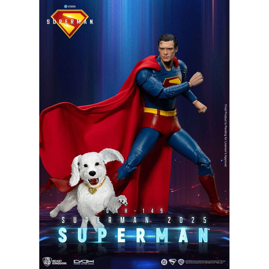 Superman (2025) Action Figure Superman & Krypto 21 cm - The Happy Toy Store