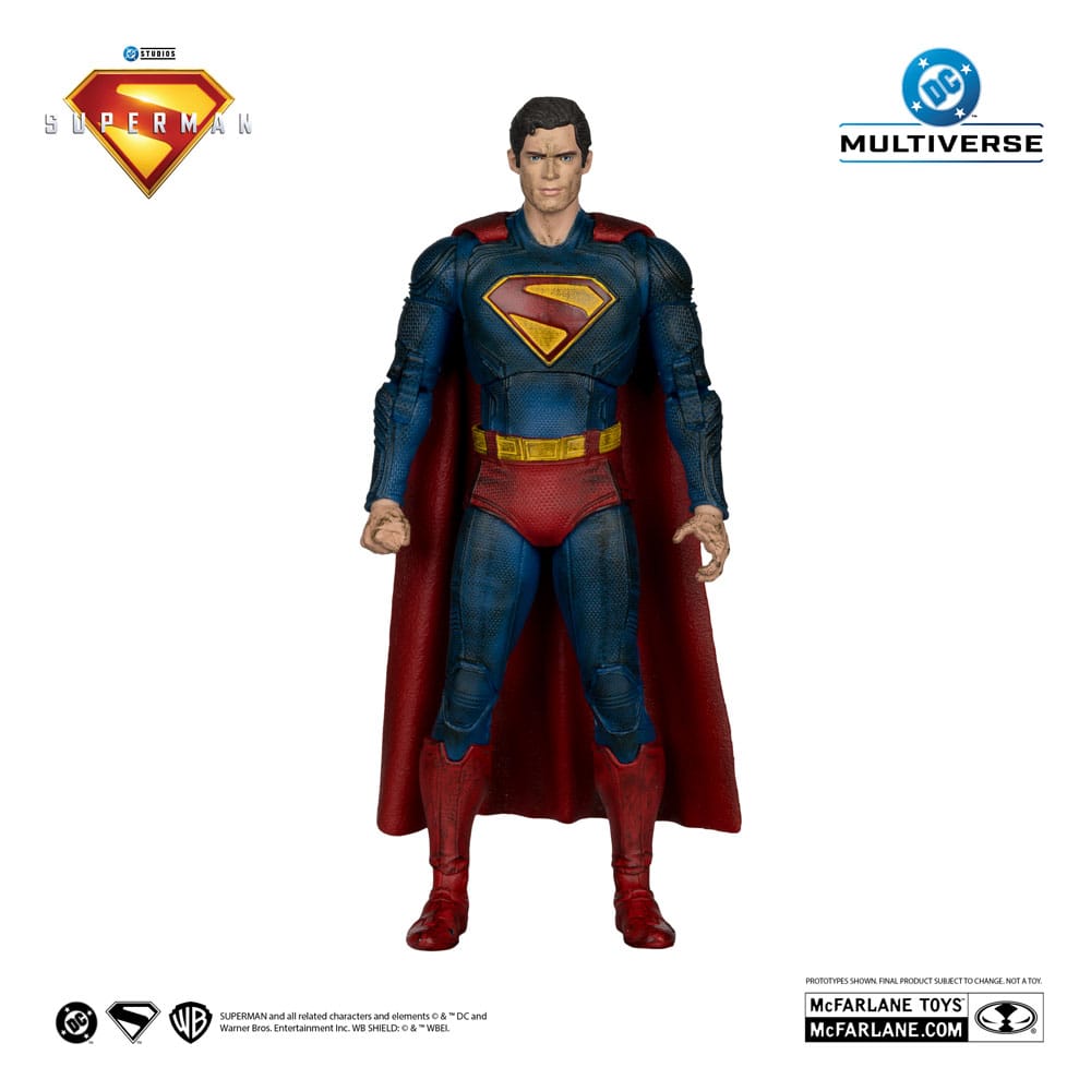 Superman (2025) DC Multiverse Action Figure Superman (Battle Damaged) (Gold Label) 18 cm - The Happy Toy Store