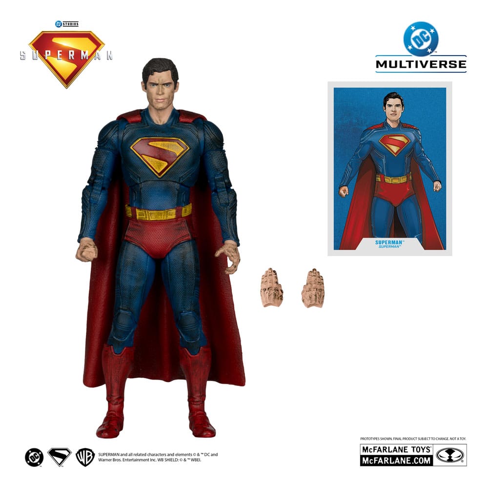 Superman (2025) DC Multiverse Action Figure Superman (Battle Damaged) (Gold Label) 18 cm - The Happy Toy Store