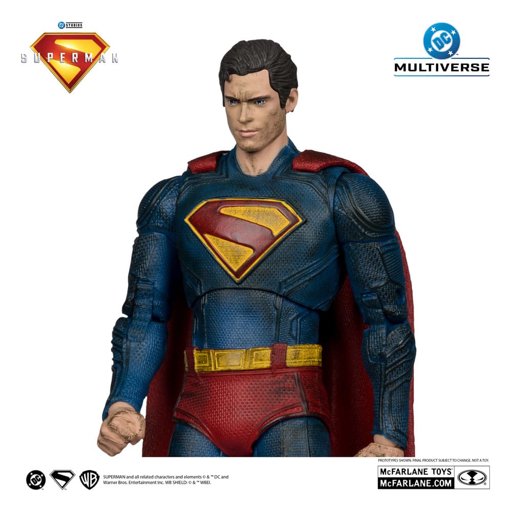 Superman (2025) DC Multiverse Action Figure Superman (Battle Damaged) (Gold Label) 18 cm - The Happy Toy Store