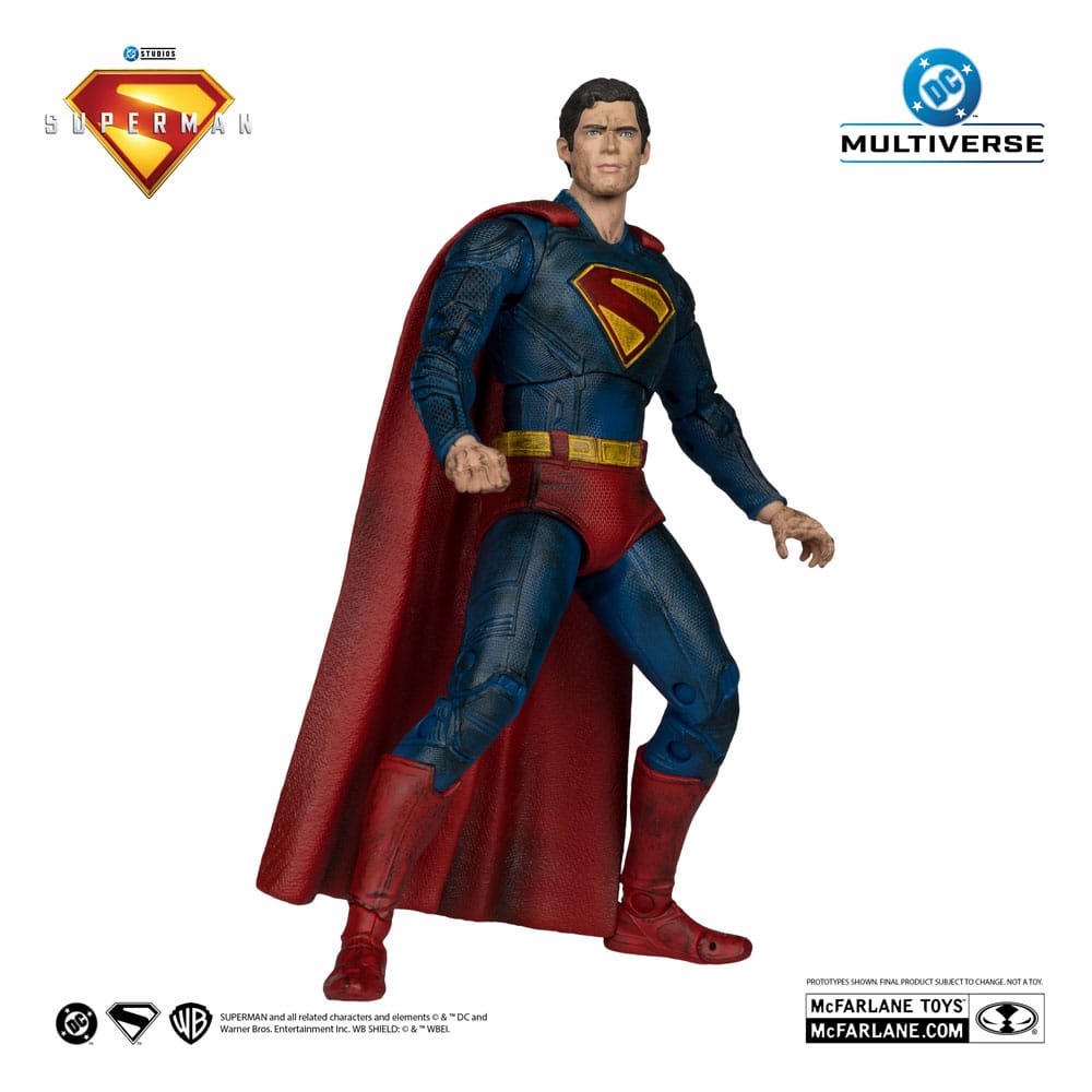 Superman (2025) DC Multiverse Action Figure Superman (Battle Damaged) (Gold Label) 18 cm - The Happy Toy Store
