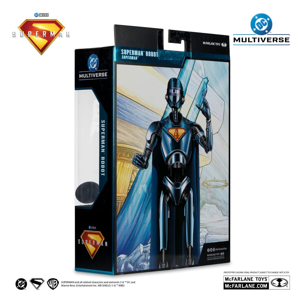 Superman (2025) DC Multiverse Deluxe Action Figure Superman Robot (Red Platinum Edition) 18 cm - The Happy Toy Store