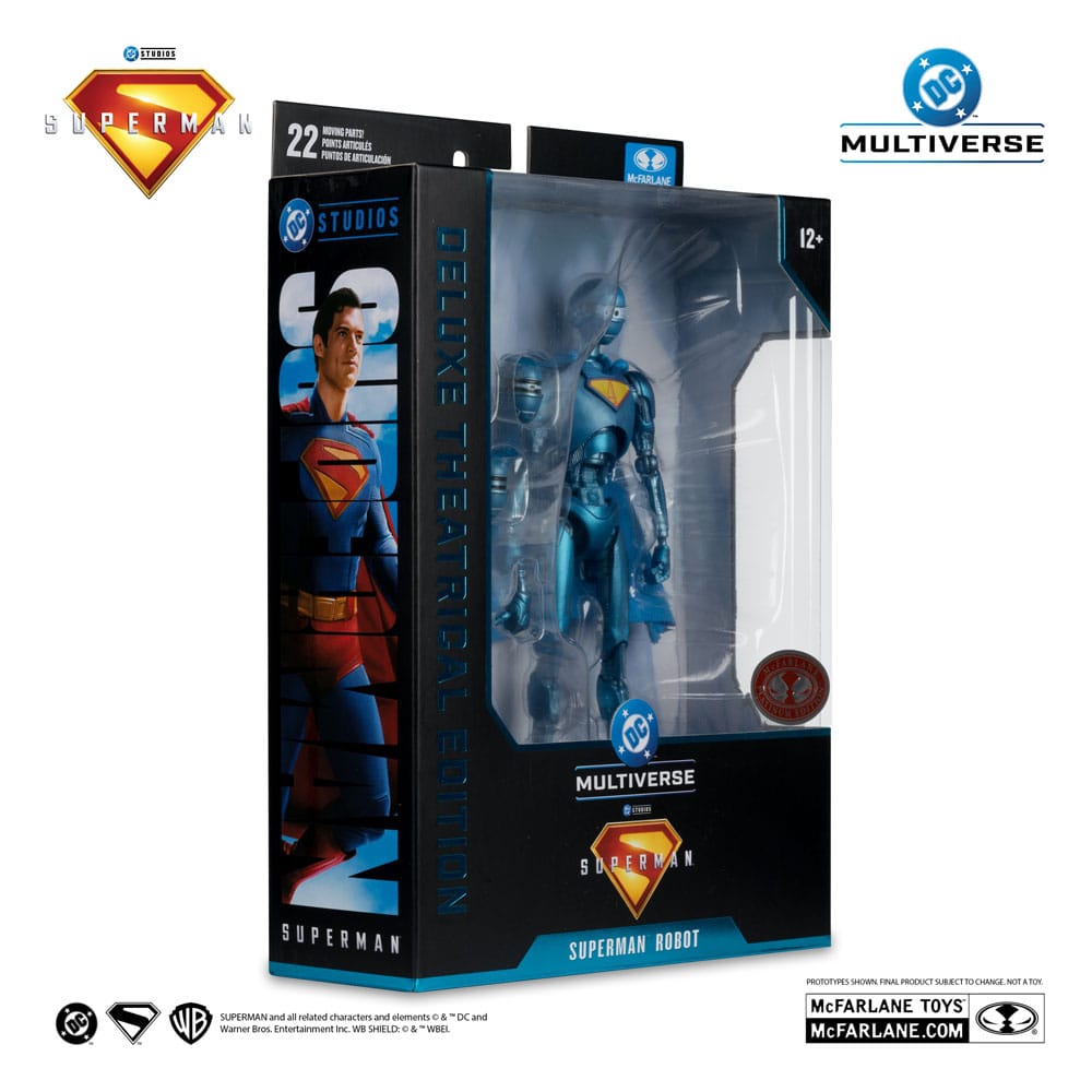 Superman (2025) DC Multiverse Deluxe Action Figure Superman Robot (Red Platinum Edition) 18 cm - The Happy Toy Store