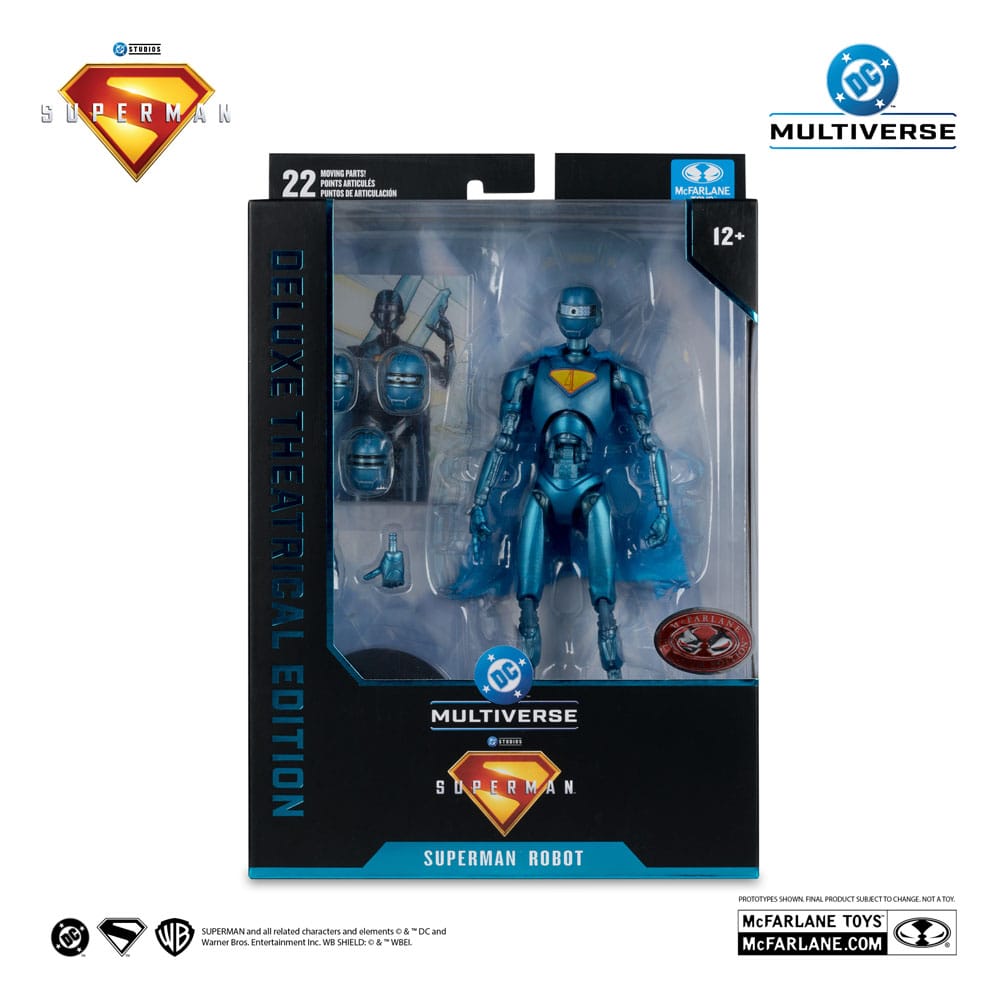 Superman (2025) DC Multiverse Deluxe Action Figure Superman Robot (Red Platinum Edition) 18 cm - The Happy Toy Store