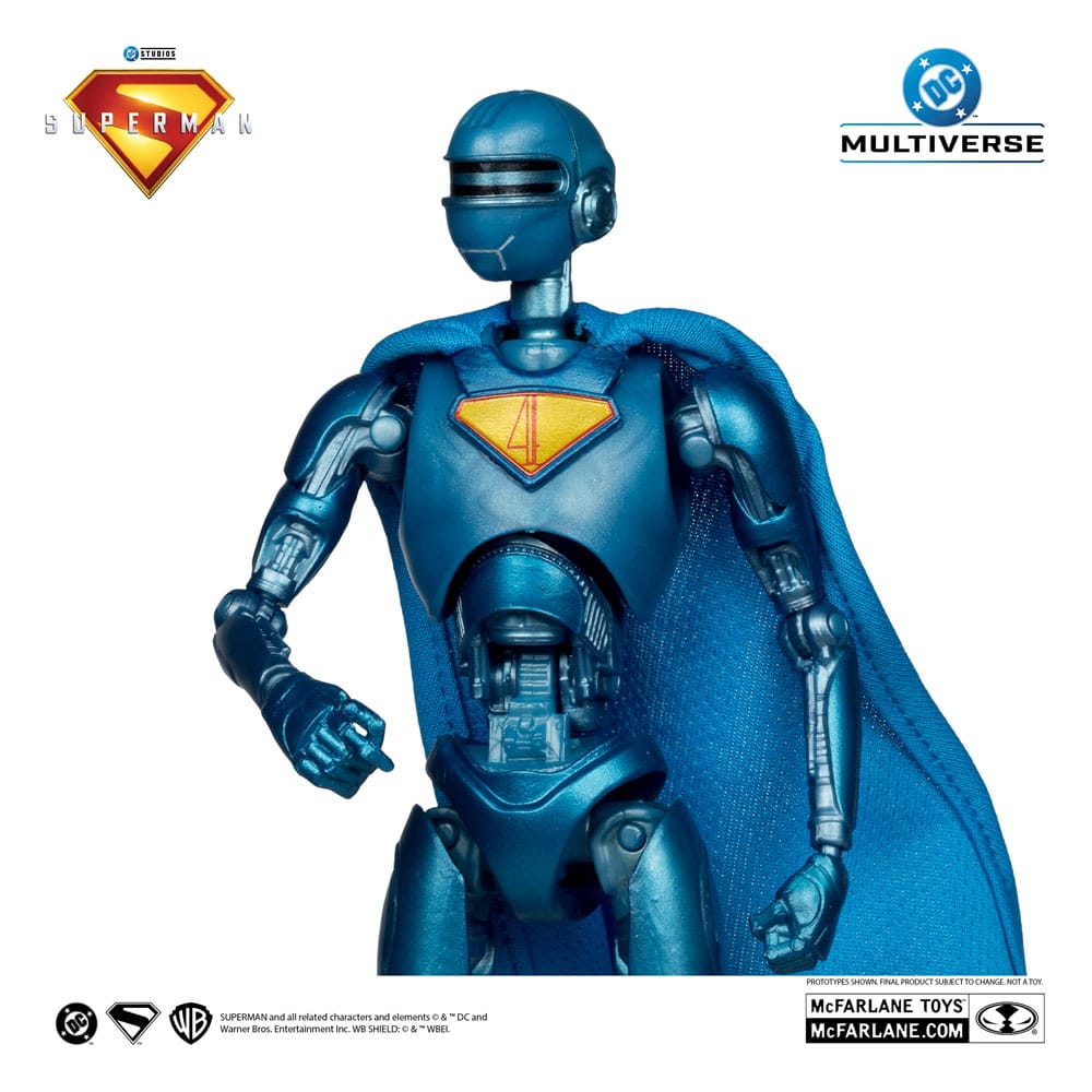 Superman (2025) DC Multiverse Deluxe Action Figure Superman Robot (Red Platinum Edition) 18 cm - The Happy Toy Store