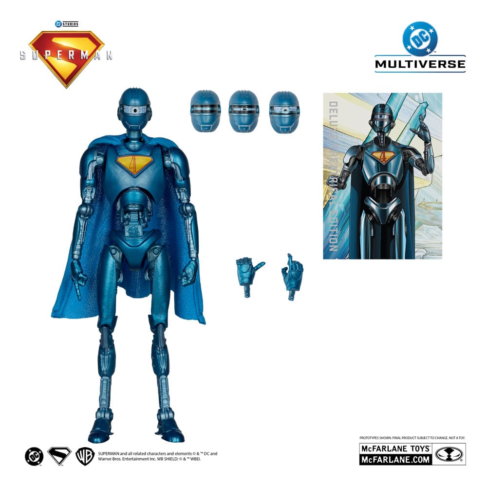 Superman (2025) DC Multiverse Deluxe Action Figure Superman Robot (Red Platinum Edition) 18 cm - The Happy Toy Store
