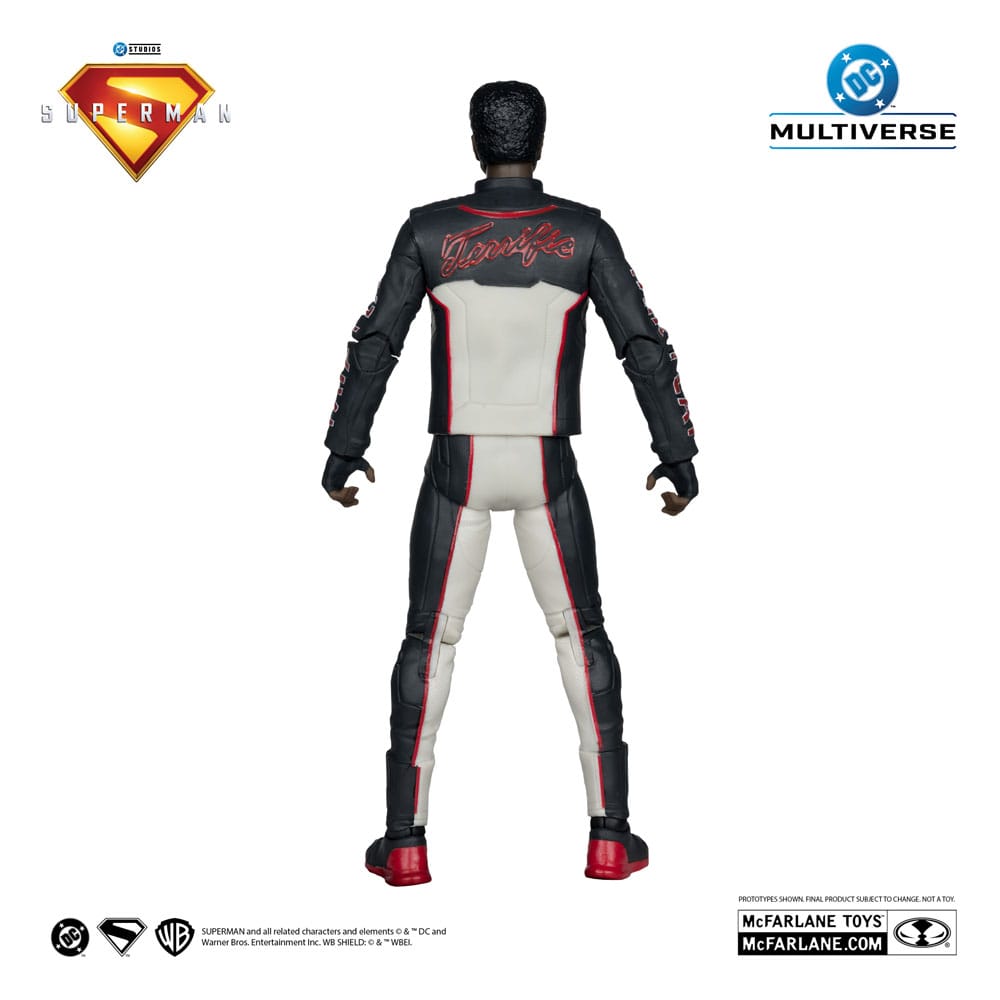 Superman (2025) DC Multiverse Deluxe Theatrical Edition Action Figure Mr. Terrific (Red Platinum Edition) 18 cm - The Happy Toy Store