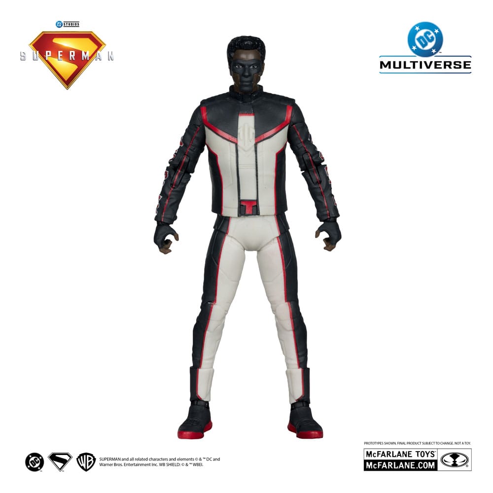 Superman (2025) DC Multiverse Deluxe Theatrical Edition Action Figure Mr. Terrific (Red Platinum Edition) 18 cm - The Happy Toy Store