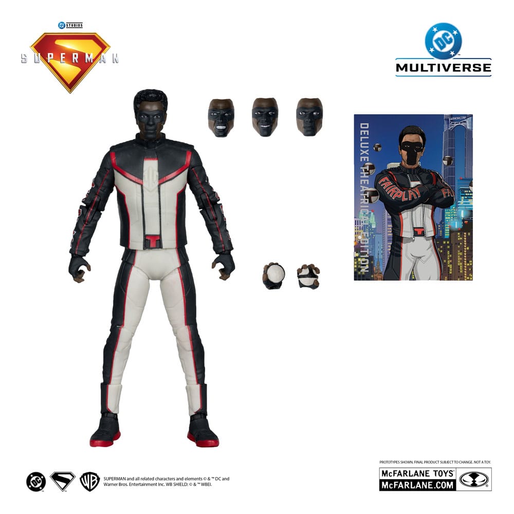 Superman (2025) DC Multiverse Deluxe Theatrical Edition Action Figure Mr. Terrific (Red Platinum Edition) 18 cm - The Happy Toy Store