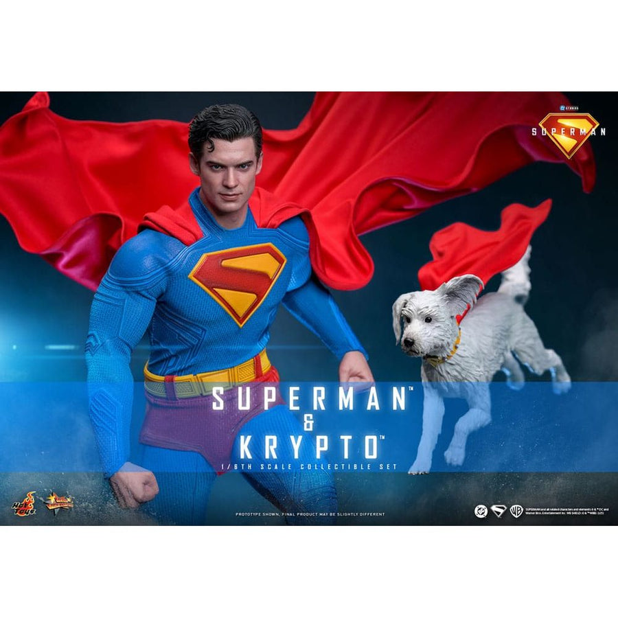 Superman (2025) Movie Masterpiece Action Figure 1/6 Superman & Krypto 33 cm - The Happy Toy Store