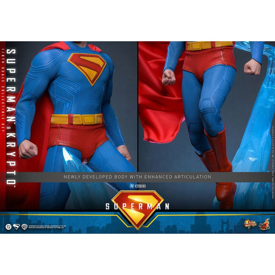 Superman (2025) Movie Masterpiece Action Figure 1/6 Superman & Krypto 33 cm - The Happy Toy Store