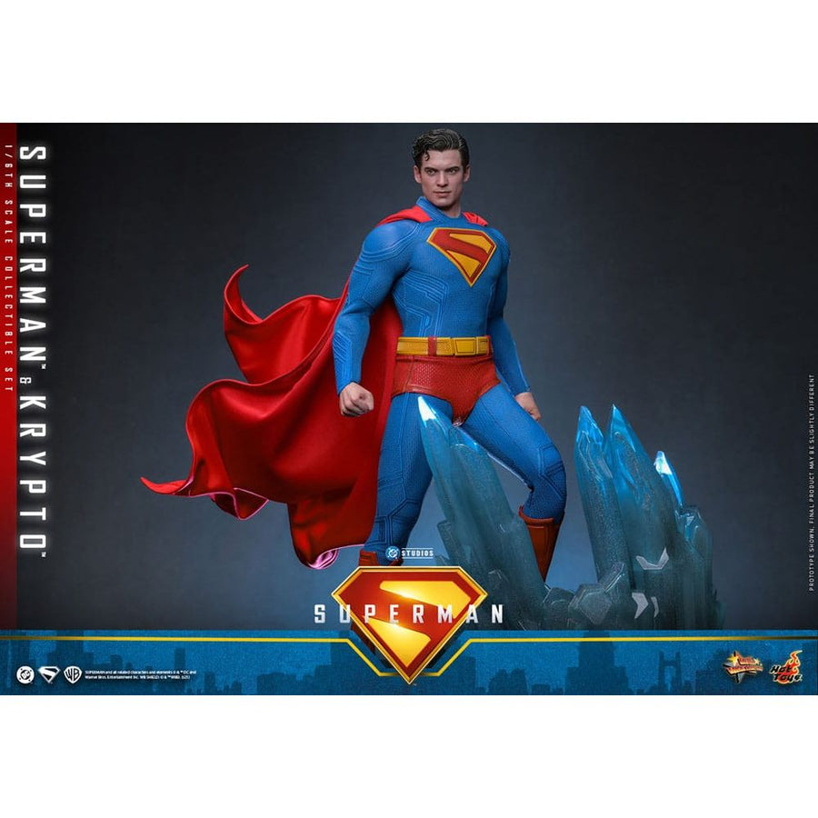 Superman (2025) Movie Masterpiece Action Figure 1/6 Superman & Krypto 33 cm - The Happy Toy Store