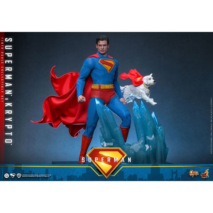 Superman (2025) Movie Masterpiece Action Figure 1/6 Superman & Krypto 33 cm - The Happy Toy Store