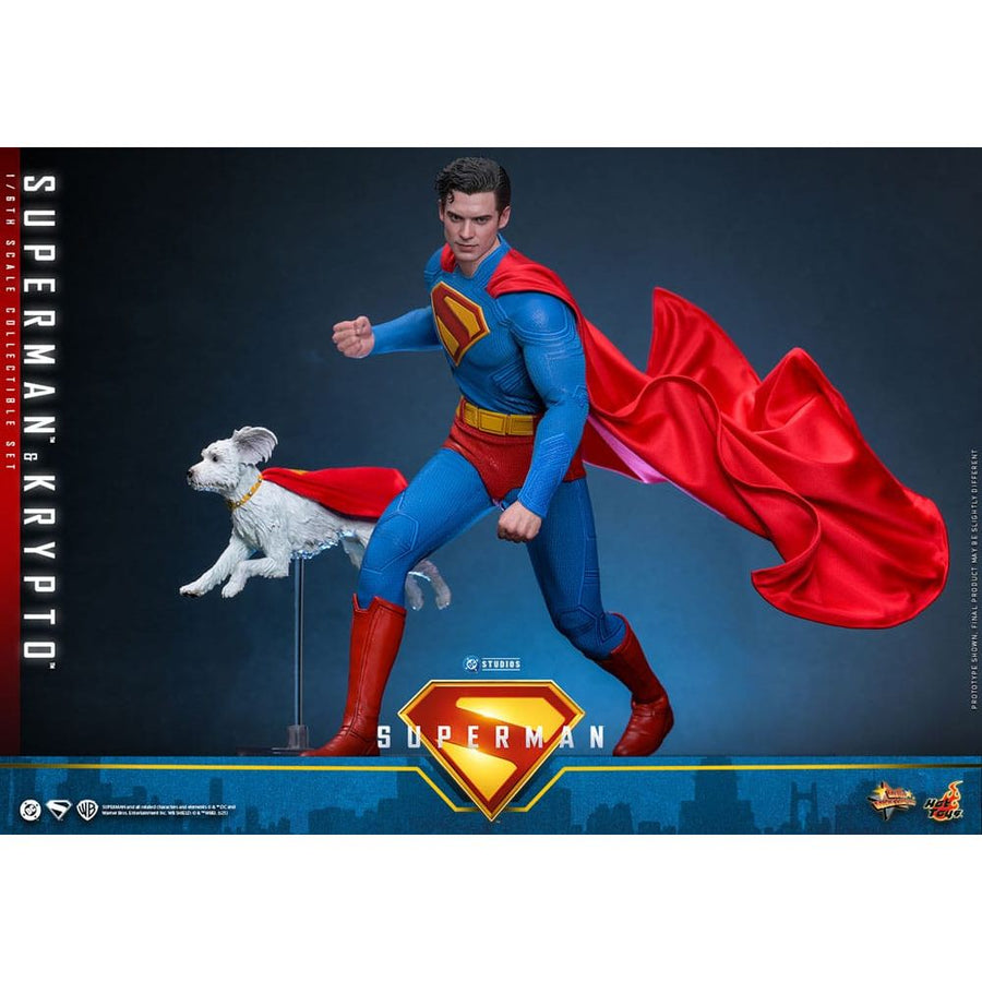Superman (2025) Movie Masterpiece Action Figure 1/6 Superman & Krypto 33 cm - The Happy Toy Store