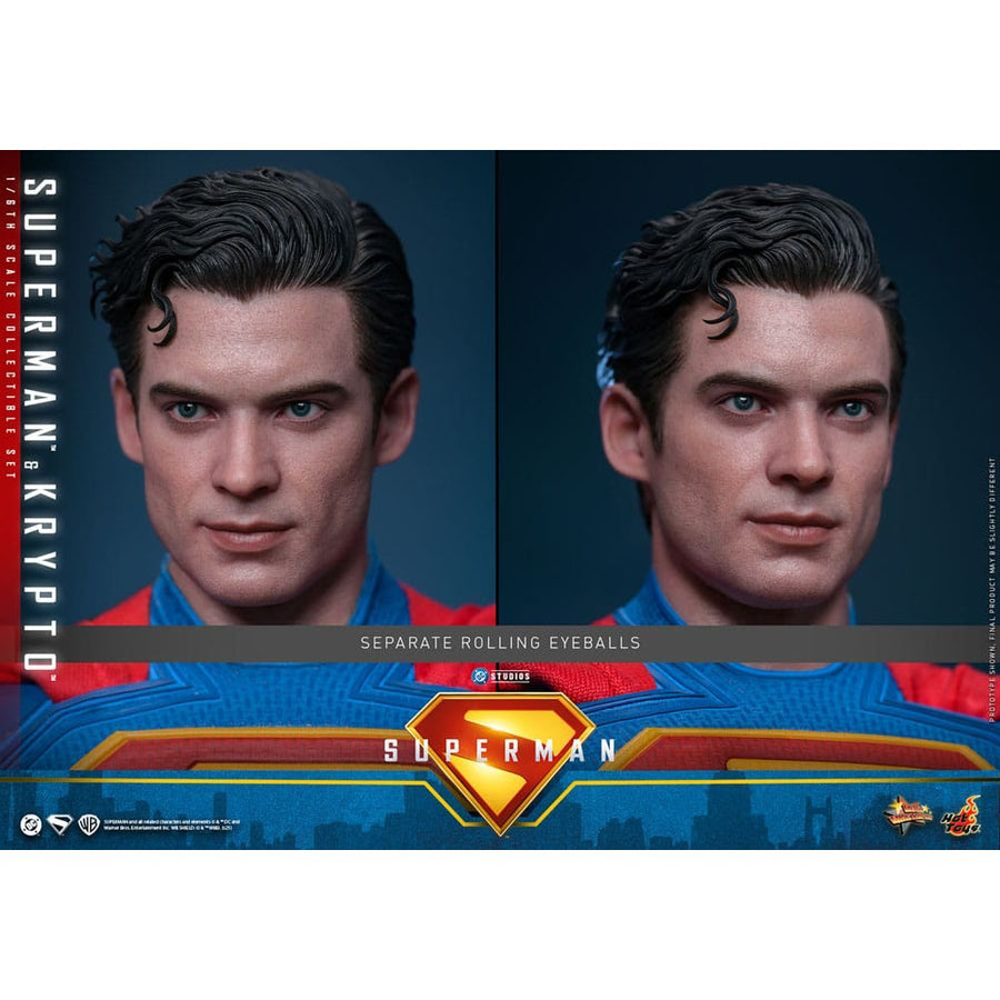 Superman (2025) Movie Masterpiece Action Figure 1/6 Superman & Krypto 33 cm - The Happy Toy Store
