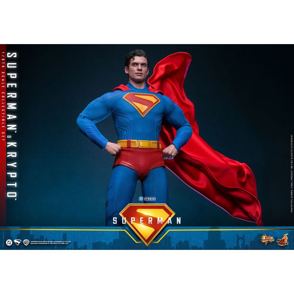 Superman (2025) Movie Masterpiece Action Figure 1/6 Superman & Krypto 33 cm - The Happy Toy Store