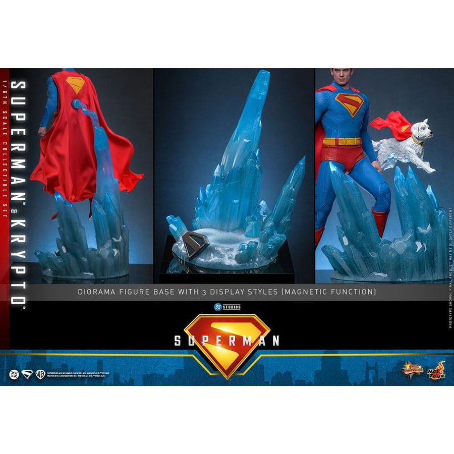 Superman (2025) Movie Masterpiece Action Figure 1/6 Superman & Krypto 33 cm - The Happy Toy Store