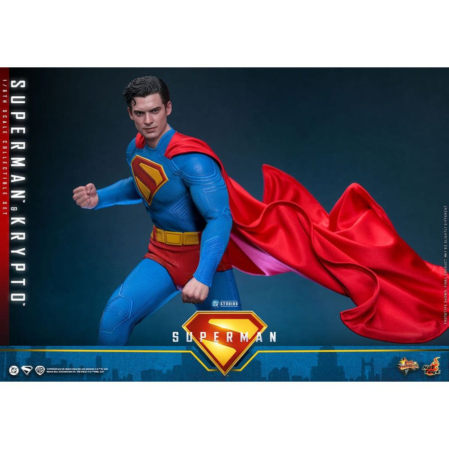 Superman (2025) Movie Masterpiece Action Figure 1/6 Superman & Krypto 33 cm - The Happy Toy Store