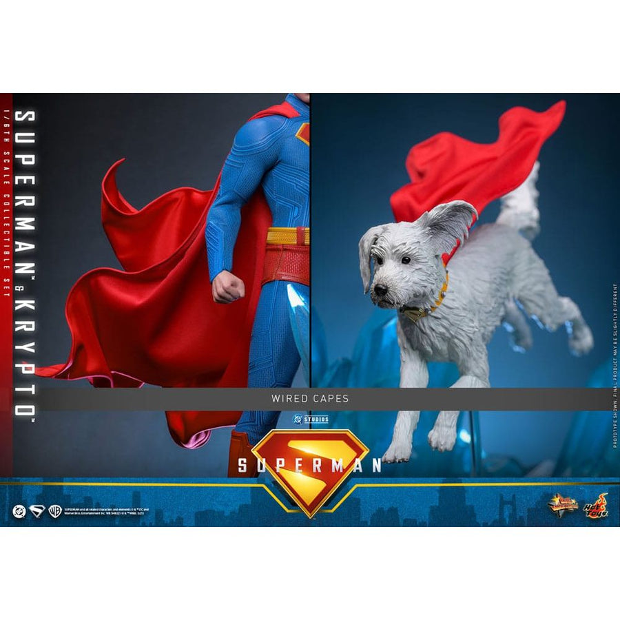 Superman (2025) Movie Masterpiece Action Figure 1/6 Superman & Krypto 33 cm - The Happy Toy Store