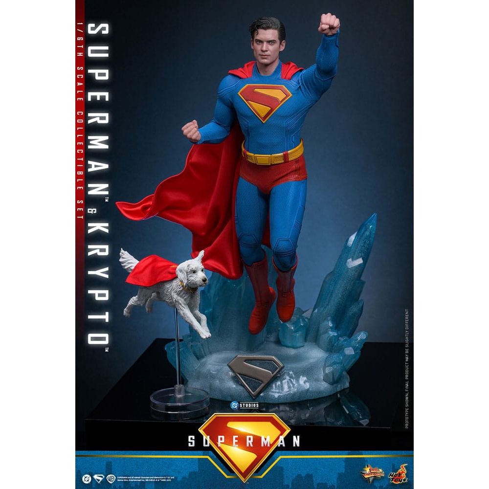 Superman (2025) Movie Masterpiece Action Figure 1/6 Superman & Krypto 33 cm - The Happy Toy Store