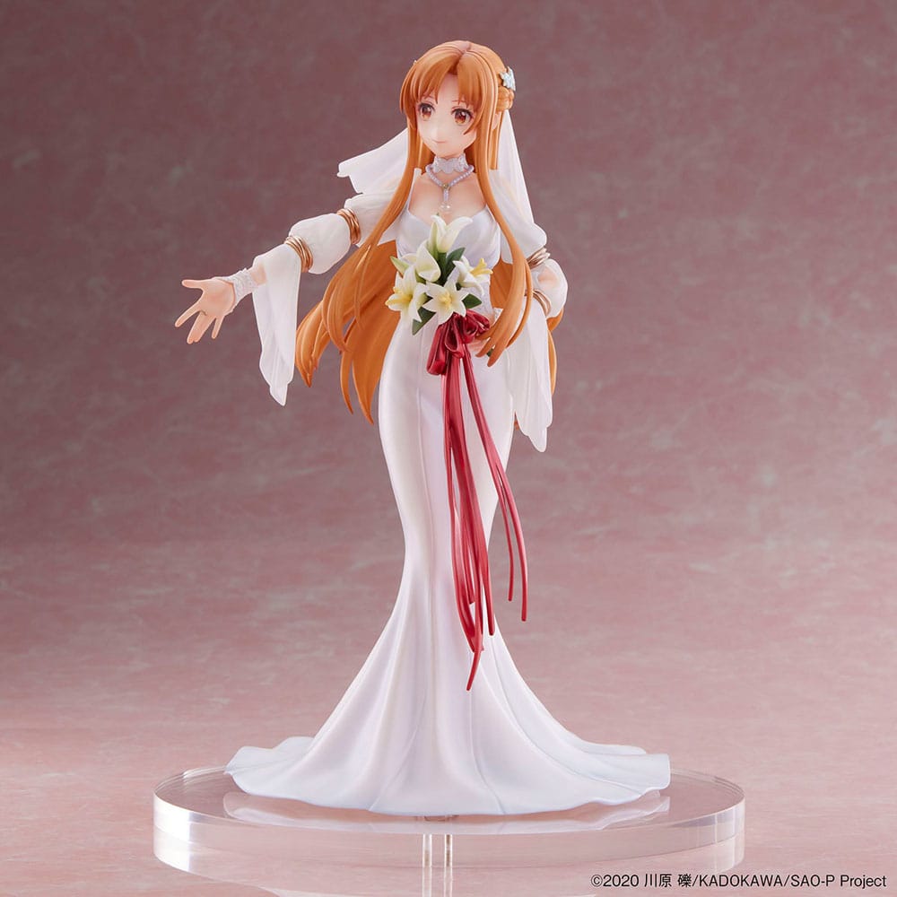 Sword Art Online PVC Statue 1/7 Asuna Wedding Ver. 25 cm - The Happy Toy Store