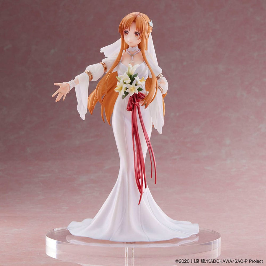 Sword Art Online PVC Statue 1/7 Asuna Wedding Ver. 25 cm - The Happy Toy Store