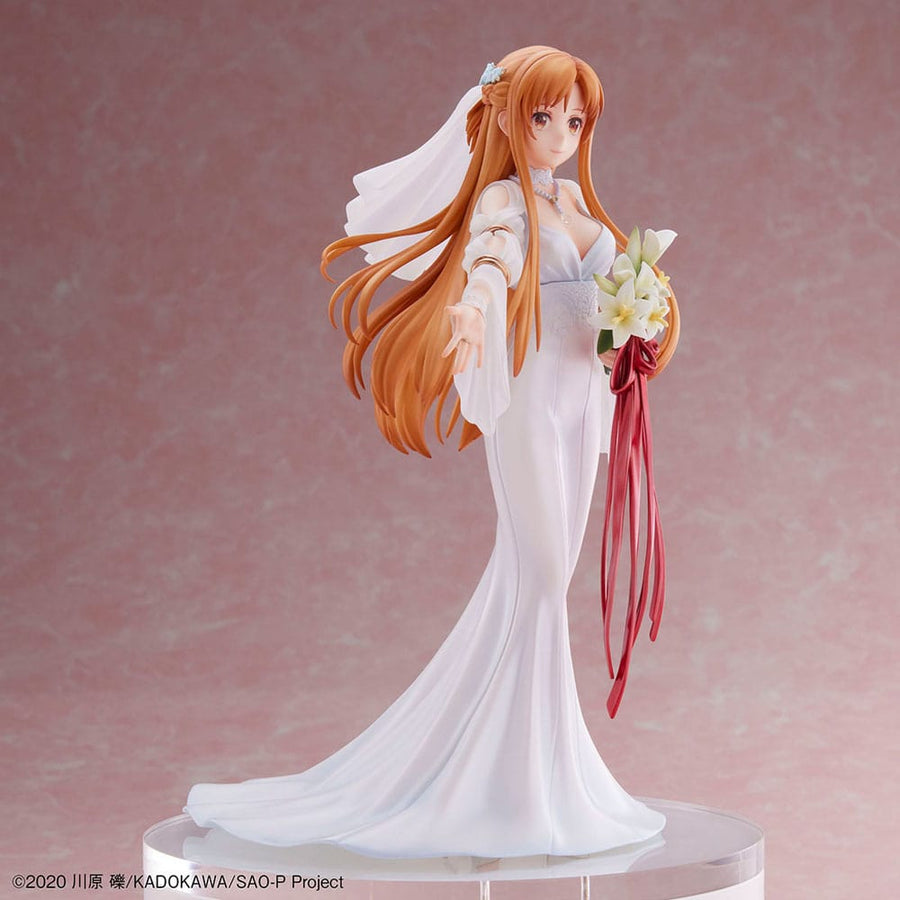 Sword Art Online PVC Statue 1/7 Asuna Wedding Ver. 25 cm - The Happy Toy Store