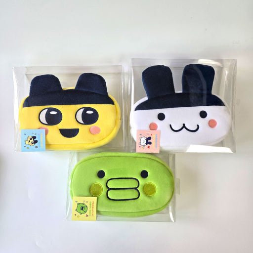 Tamagotchi Face Plush Pencil Case Pouch - The Happy Toy Store