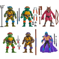 Teenage Mutant Ninja Turtles Action Figures 1988 Remastered 6 Pack - The Happy Toy Store