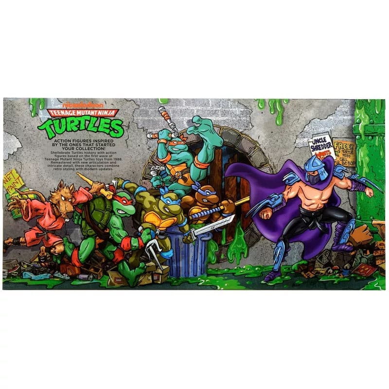 Teenage Mutant Ninja Turtles Action Figures 1988 Remastered 6 Pack - The Happy Toy Store